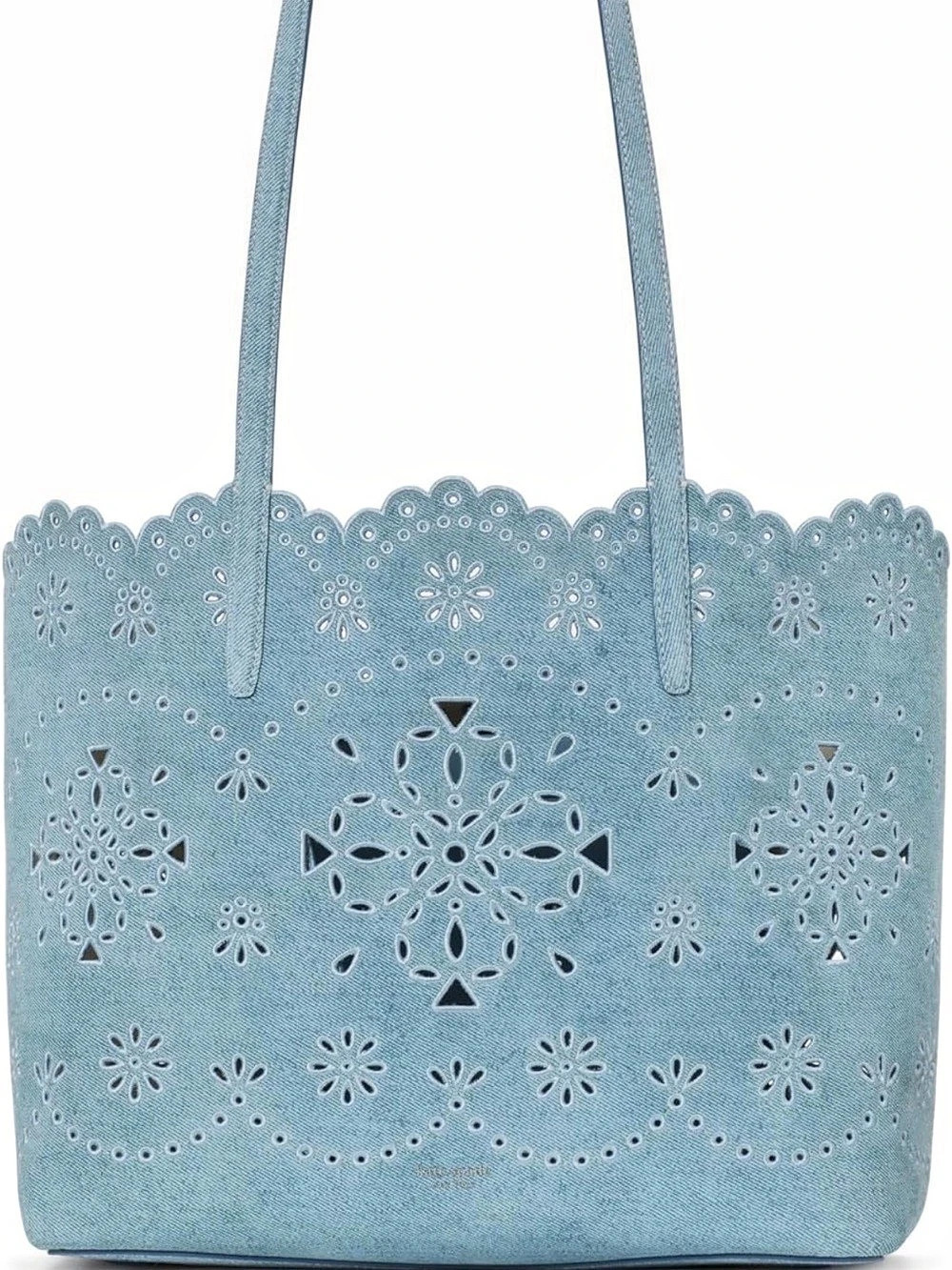 kate spade new york Do It All Spade Flower Perforated Blu Multi Large Tote Bag